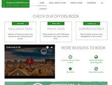 Tablet Screenshot of dubrovnikwinetours.com